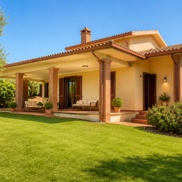 Villa panoramica con vista sull’Argentario e sull’Isola del Giglio in vendita a Magliano in Toscana